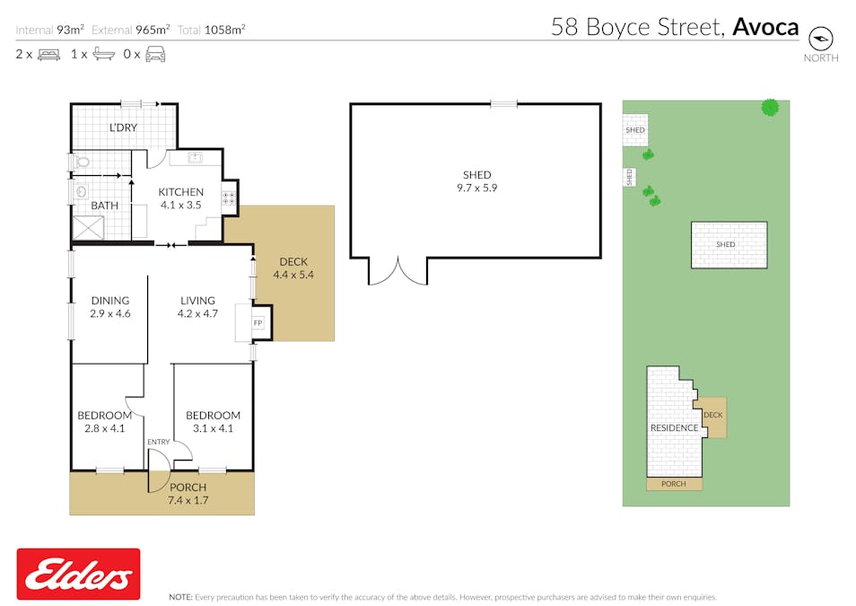 58 Boyce Street, Avoca, VIC, 3467 - Floorplan 1