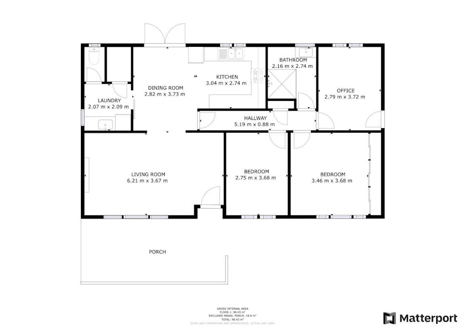 9 Tassell Street, Spencer Park, WA, 6330 - Floorplan 1