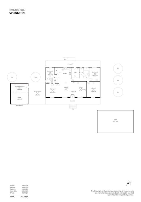 608 Jutland Road, Springton, SA, 5235 - Floorplan 1