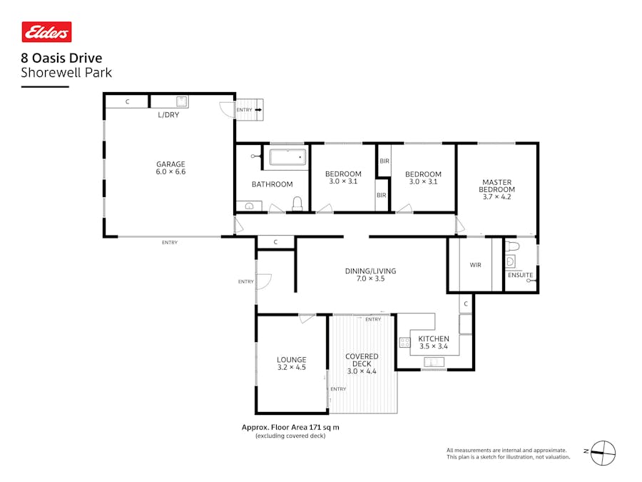 8 Oasis Drive, Shorewell Park, TAS, 7320 - Floorplan 1