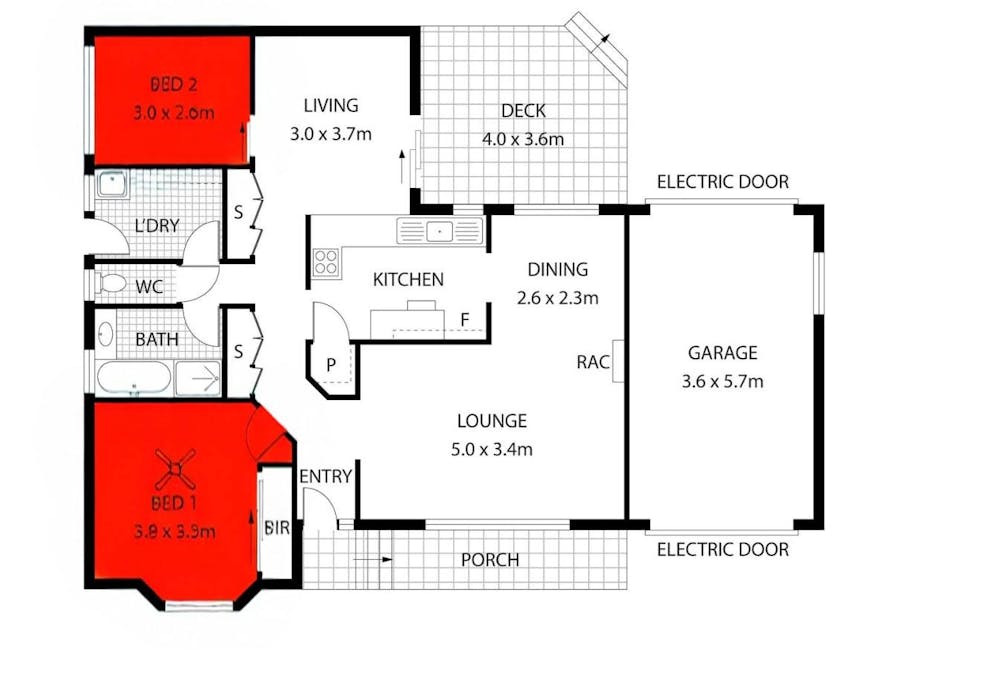 45 Rosetta/1-27 Maude Street, Encounter Bay, SA, 5211 - Floorplan 1