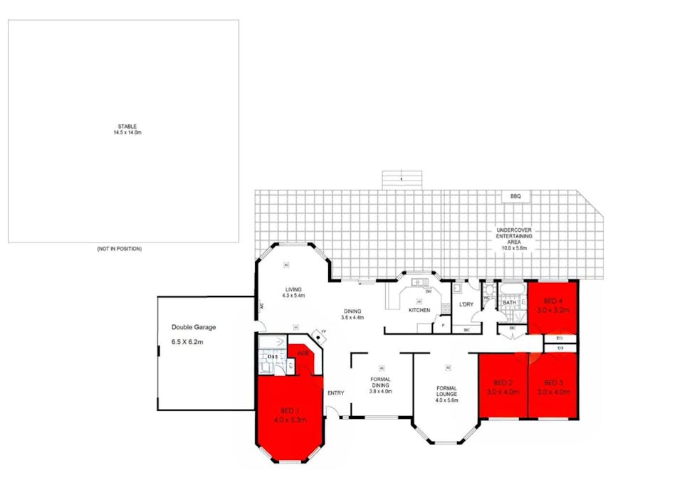16 Lipizzaner Drive, Hindmarsh Valley, SA, 5211 - Floorplan 1