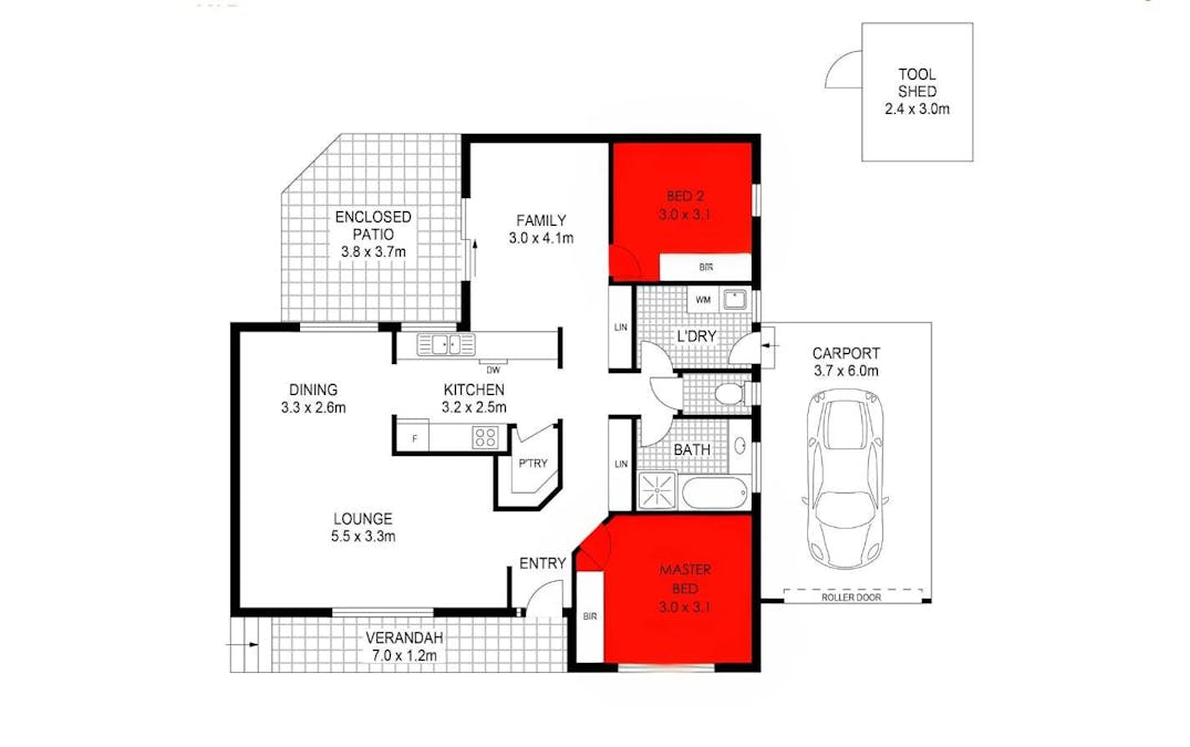 122 Rosett/1-27 Maude Street, Encounter Bay, SA, 5211 - Floorplan 1