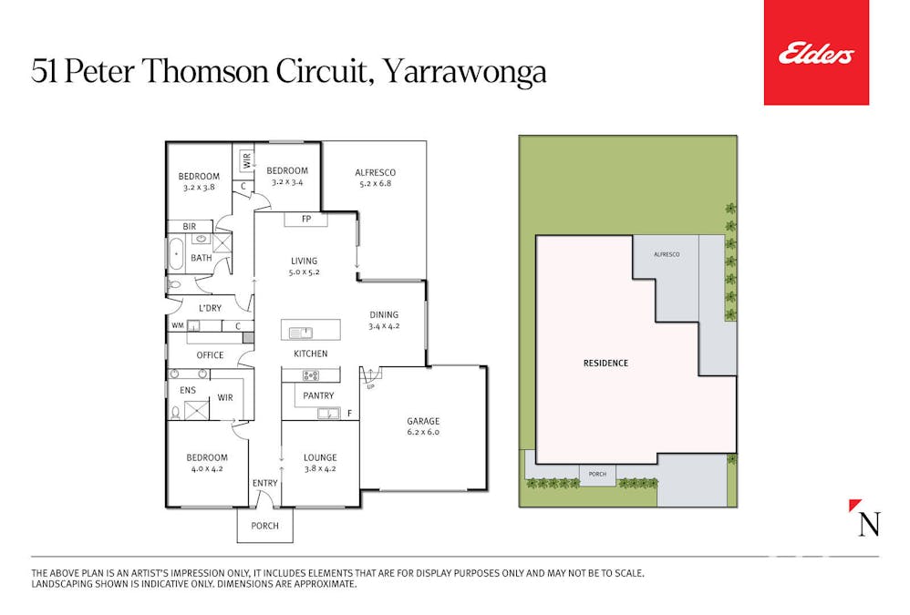 51 Peter Thomson Circuit, Yarrawonga, VIC, 3730 - Floorplan 1