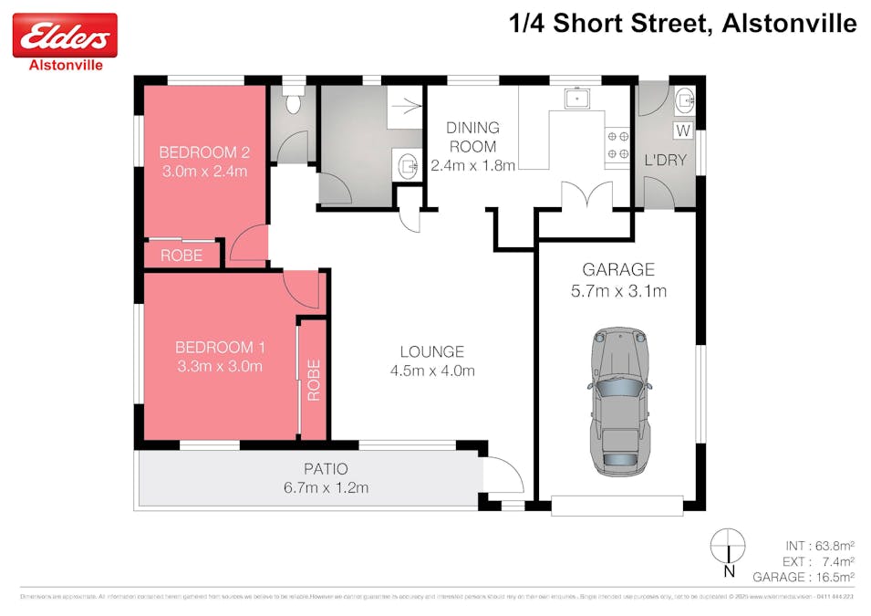 1/4 Short Street, Alstonville, NSW, 2477 - Floorplan 1