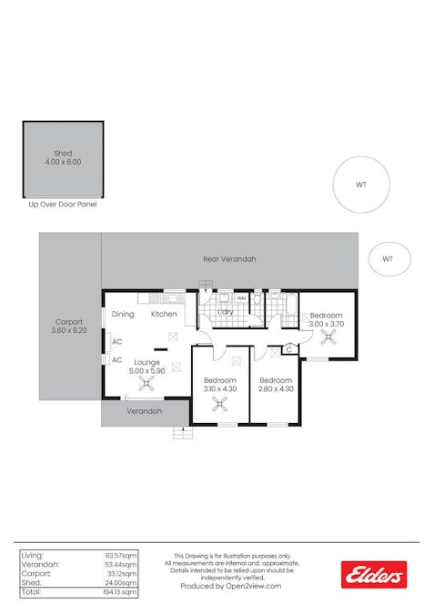 60 Ash Crescent, Gladstone, SA, 5473 - Floorplan 1