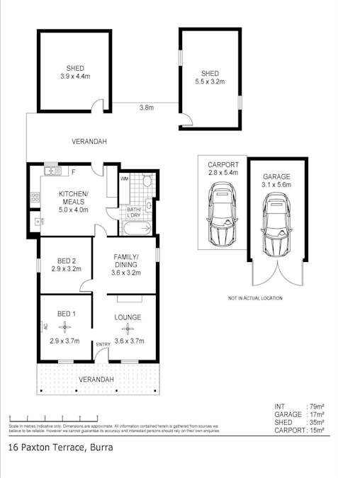 16 Paxton Terrace, Burra, SA, 5417 - Floorplan 1