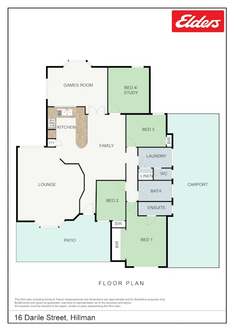 16 Darile Street, Hillman, WA, 6168 - Floorplan 1