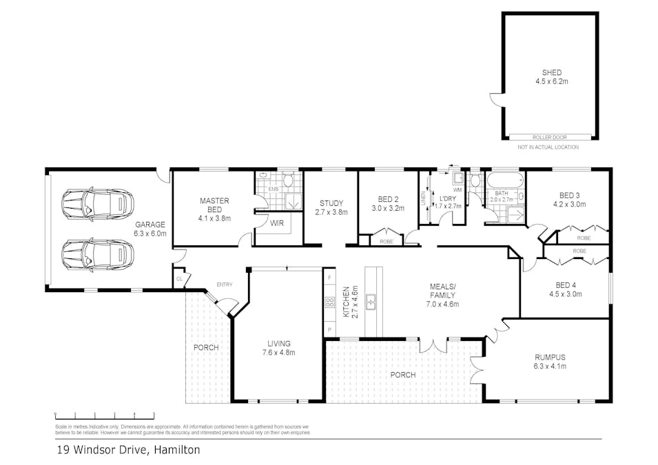 19 Windsor Drive, Hamilton, VIC, 3300 - Floorplan 1