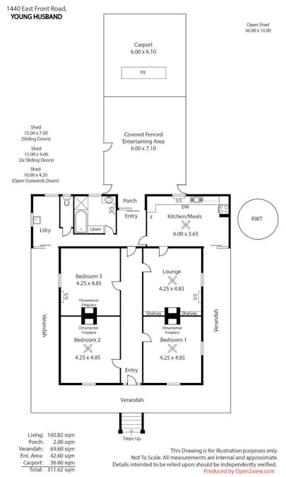 1440 East Front Road, Younghusband, SA, 5238 - Floorplan 1