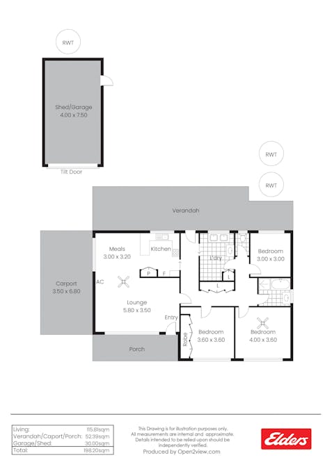 52 Short Terrace, Balaklava, SA, 5461 - Floorplan 1