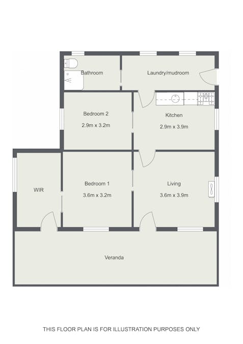 26 Elizabeth Street, Edenhope, VIC, 3318 - Floorplan 1