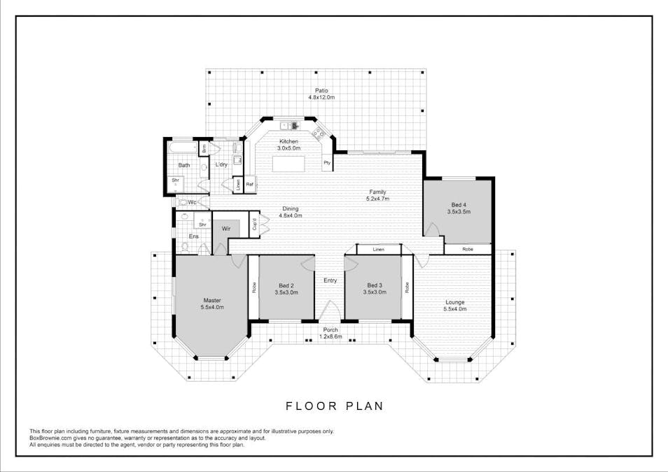 20 Trudy Avenue, Calliope, QLD, 4680 - Floorplan 1