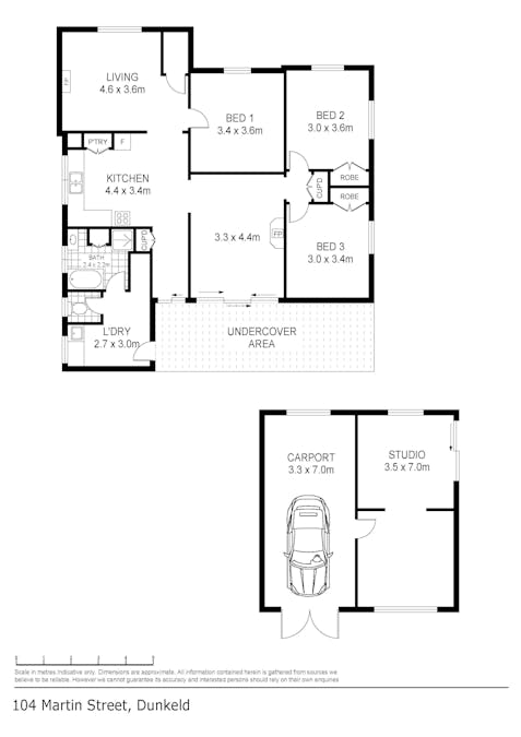 104 Martin Street, Dunkeld, VIC, 3294 - Floorplan 1