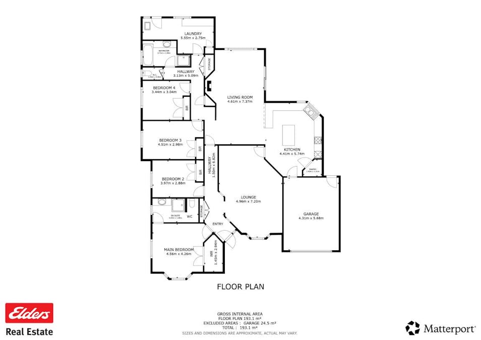 9 Great Southern Highway, Beverley, WA, 6304 - Floorplan 1