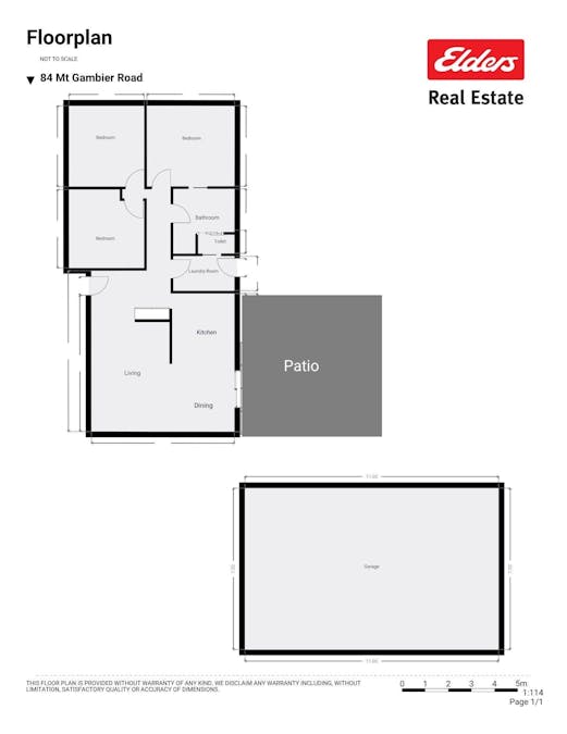 84 Mt Gambier Road, Casterton, VIC, 3311 - Floorplan 1