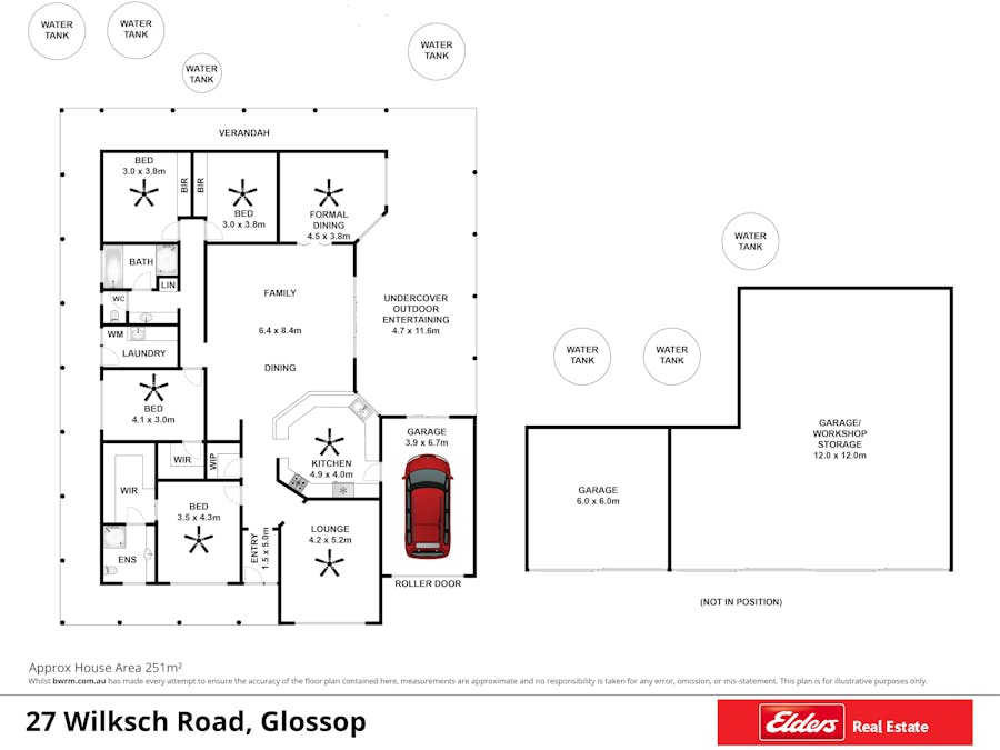 27 Wilksch Road, Glossop, SA, 5344 - Floorplan 1