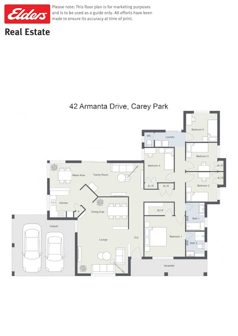 42 Armanta Drive, Carey Park, WA, 6230 - Floorplan 1