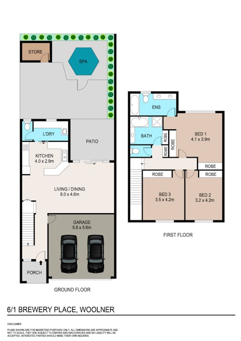 6/1 Brewery Place, Woolner, NT, 0820 - Floorplan 1