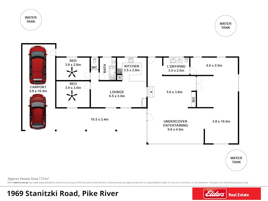 1969 Stanitzki Road, Loxton, SA, 5333 - Floorplan 1