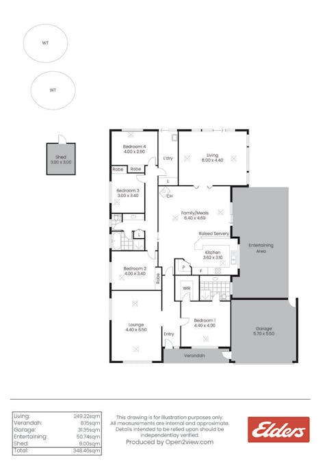8 Hayward Street, Armagh, SA, 5453 - Floorplan 1