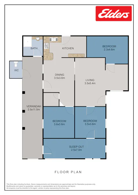 17 Burraway Street, Brocklehurst, NSW, 2830 - Floorplan 1