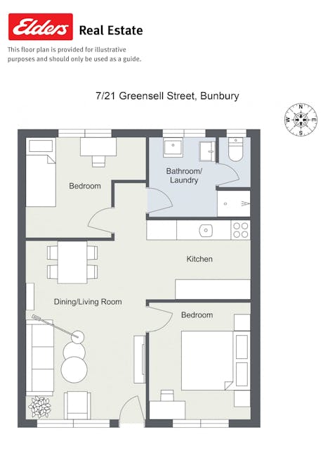 7/21 Greensell Street, Bunbury, WA, 6230 - Floorplan 1