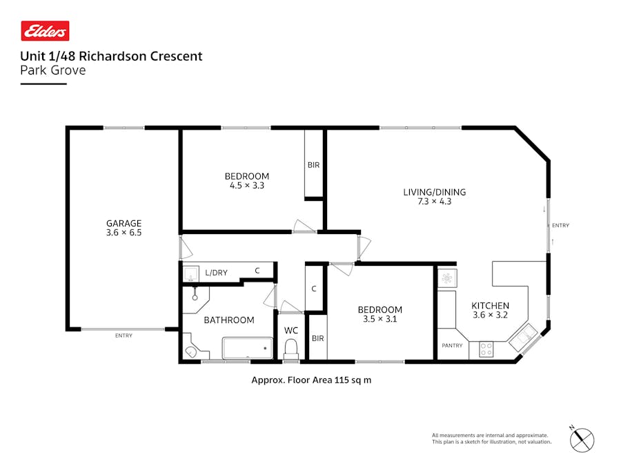 1/48 Richardson Crescent, Park Grove, TAS, 7320 - Floorplan 1