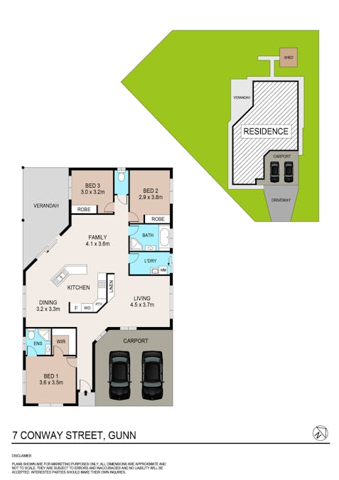 7 Conway Street, Gunn, NT, 0832 - Floorplan 1
