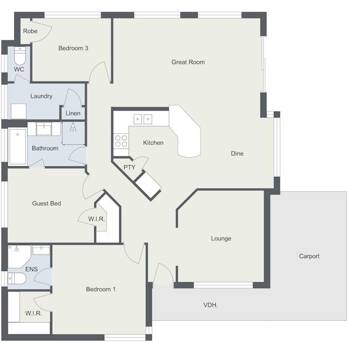 2/23 Xavier Street, Carey Park, WA, 6230 - Floorplan 1