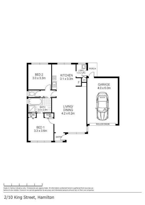 2/10 King Street, Hamilton, VIC, 3300 - Floorplan 1