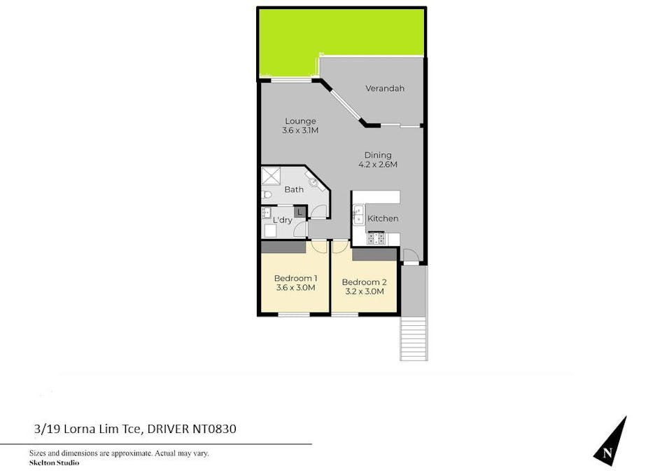 3/19 Lorna Lim Terrace, Driver, NT, 0830 - Floorplan 1