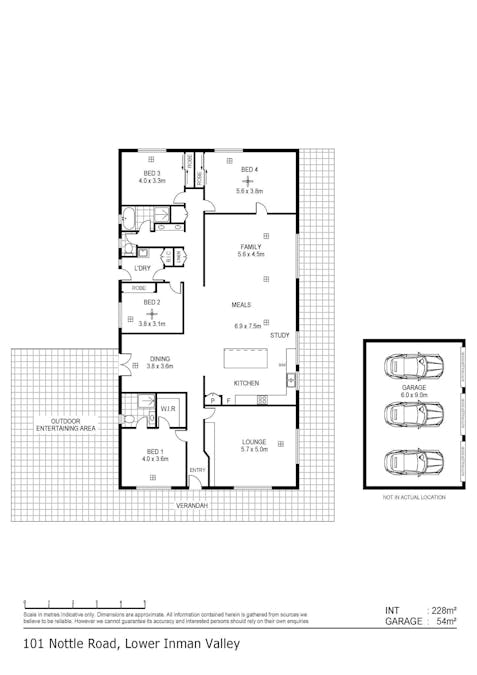 101 Nottle Road, Lower Inman Valley, SA, 5211 - Floorplan 1