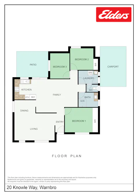 20 Knowle Way, Warnbro, WA, 6169 - Floorplan 1
