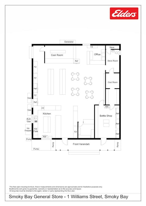 1 Williams Street, Smoky Bay, SA, 5680 - Floorplan 1
