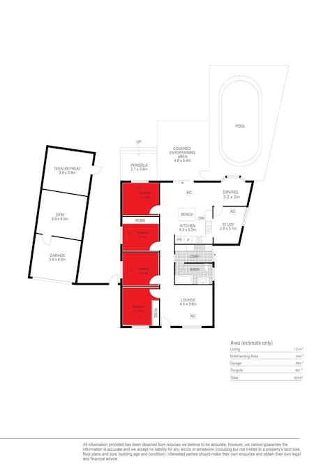 15 Pollard Court, Encounter Bay, SA, 5211 - Floorplan 1