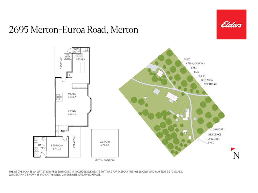 2695 Merton-Euroa Road, Merton, VIC, 3715 - Floorplan 1