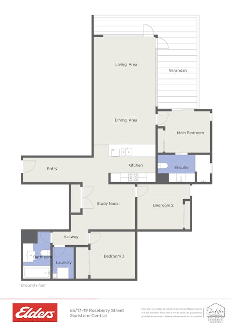 65/19 Roseberry Street, Gladstone Central, QLD, 4680 - Floorplan 1