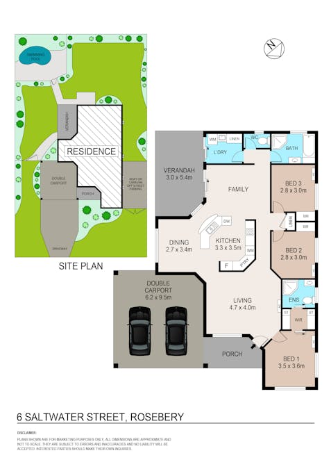 6 Saltwater Street, Rosebery, NT, 0832 - Floorplan 1