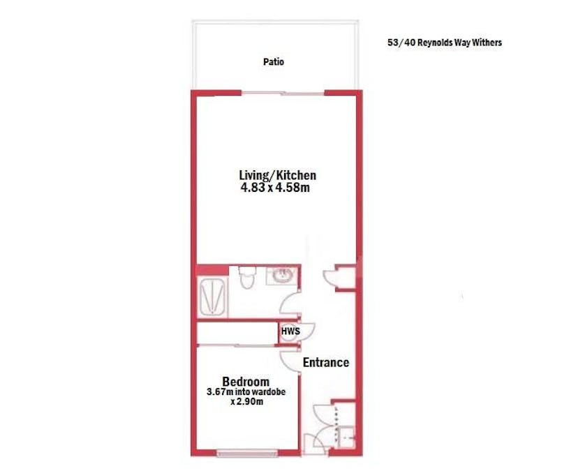 53/40 Reynolds Way, Withers, WA, 6230 - Floorplan 1