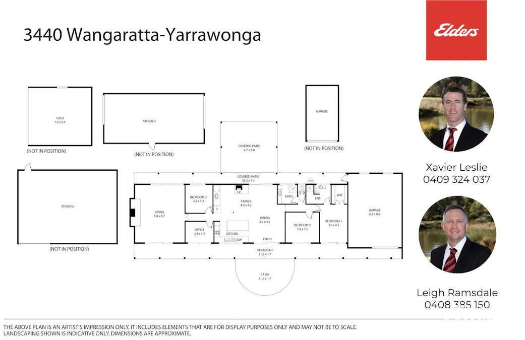 3440 Wangaratta-Yarrawonga Road, Bundalong South, VIC, 3730 - Floorplan 1