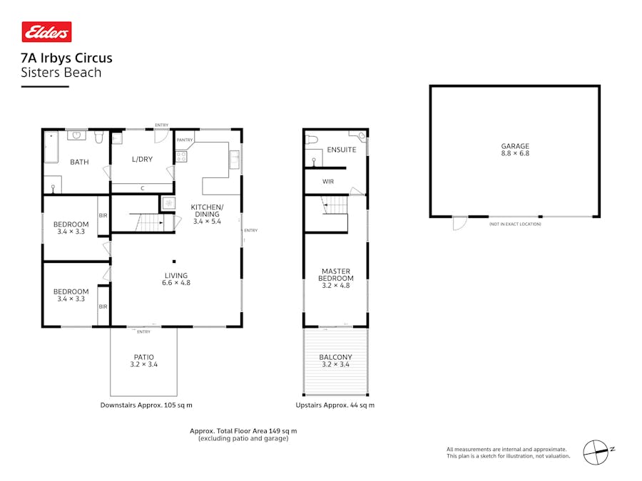 7a Irbys Circus, Sisters Beach, TAS, 7321 - Floorplan 1
