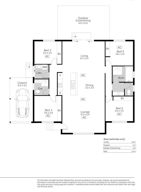 36 Hope Street, Encounter Bay, SA, 5211 - Floorplan 1