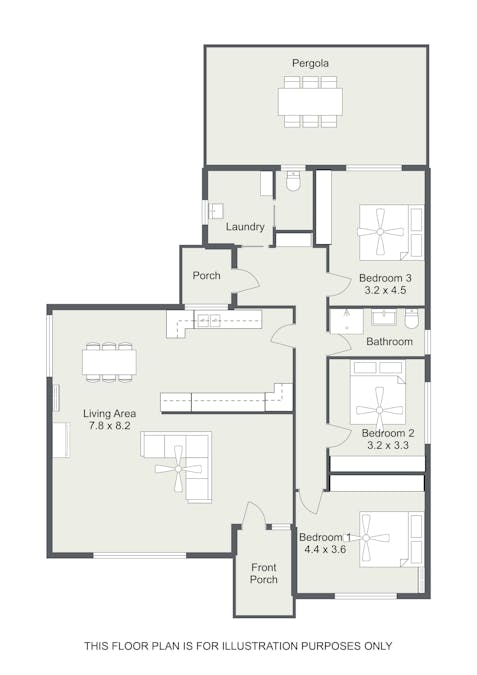 4 Freeling Street, Naracoorte, SA, 5271 - Floorplan 1
