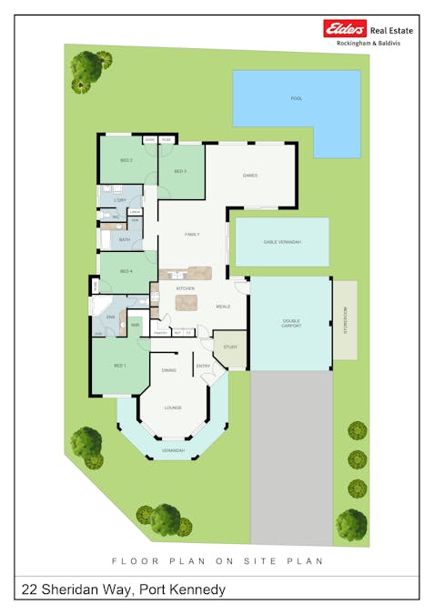 22 Sheridan Way, Port Kennedy, WA, 6172 - Floorplan 1