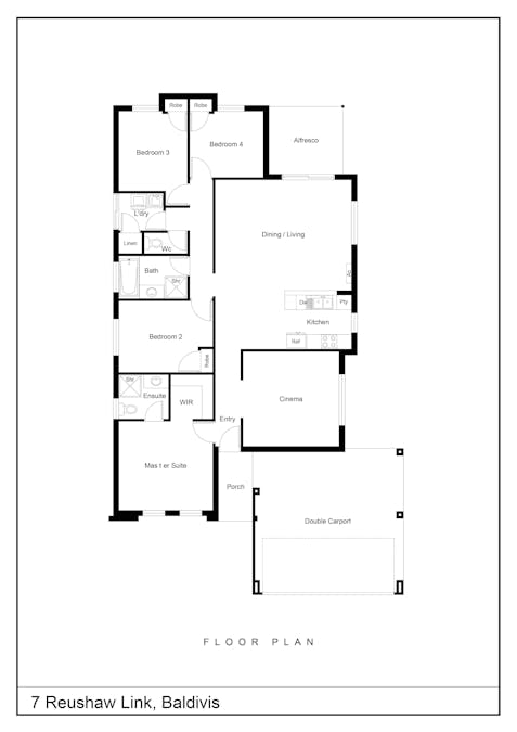 7 Reushaw Link, Baldivis, WA, 6171 - Floorplan 1