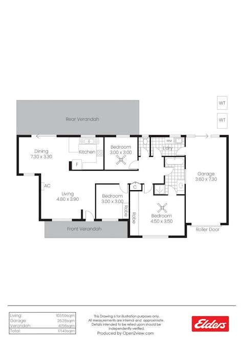 7/50B Victoria Road, Clare, SA, 5453 - Floorplan 1