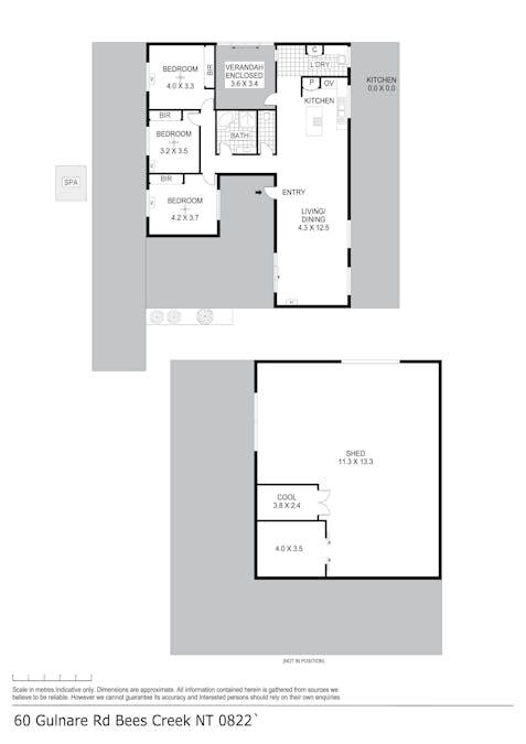 60 Gulnare Road, Bees Creek, NT, 0822 - Floorplan 1
