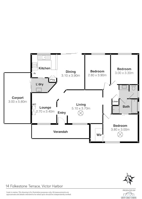 14 Folkestone Terrace, Victor Harbor, SA, 5211 - Floorplan 1
