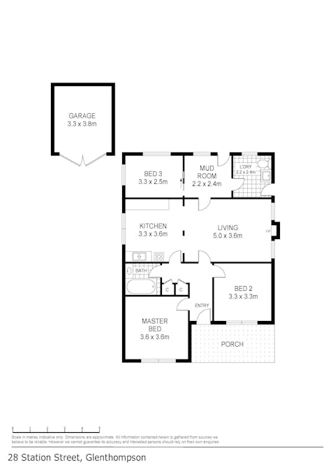 28 Station Street, Glenthompson, VIC, 3293 - Floorplan 1